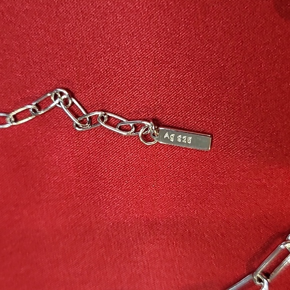 Ania Haie Silver Pearl Padlock Necklace